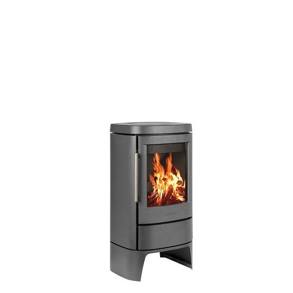 HWAM 4520c in grey on a low base